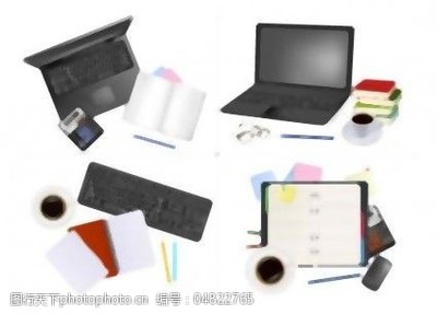 公共用品矢量图图片素材 提升办公用品设计与效率的利器